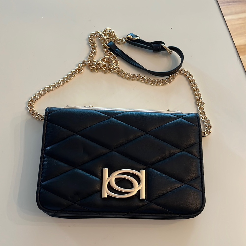 Bebe Abigail logo  crossbody bag